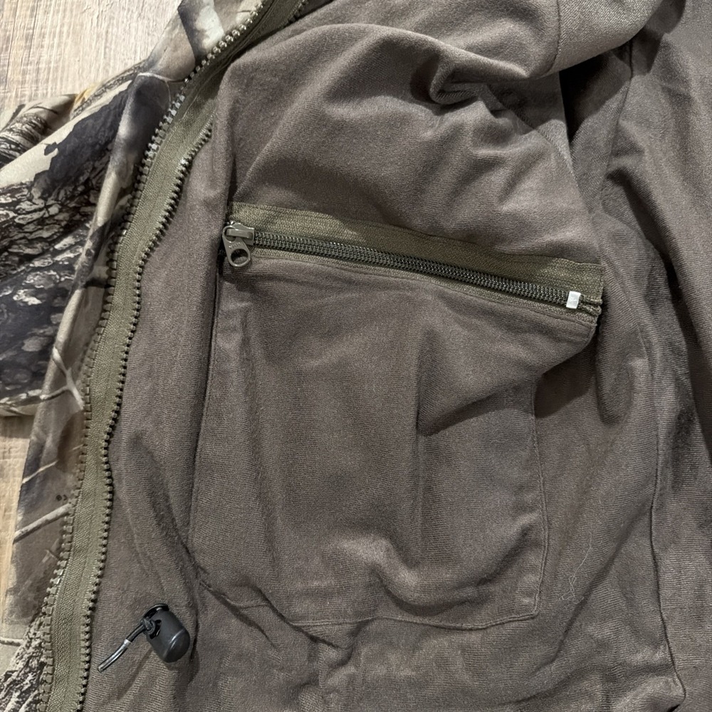 Vintage Remington Realtree Hardwoods Hunting Camo Zip Jacket Mens M 50 in Chest - Picture 14 of 16